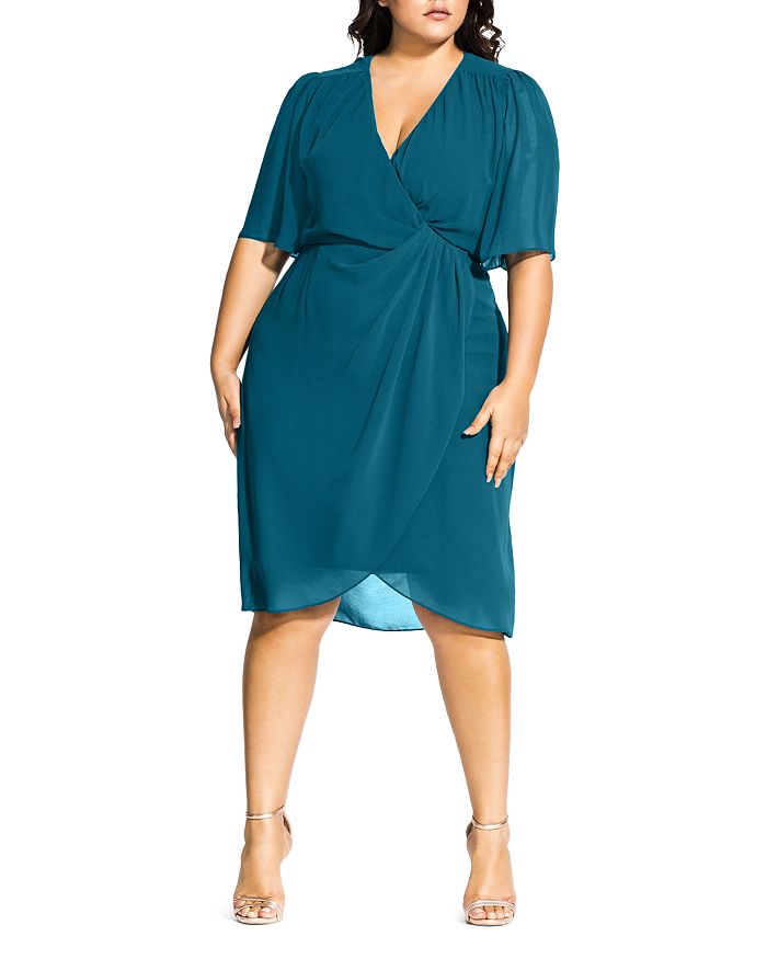 City Chic Plus Twist Love Dress Bloomingdale s