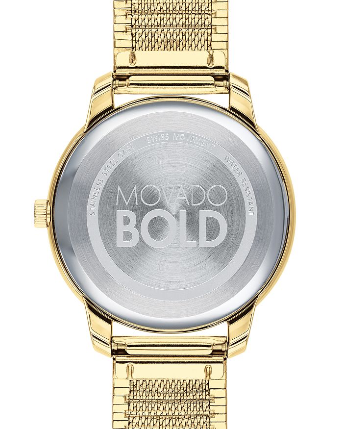 Movado Bold Mesh Strap Watch, 42mm In Pink/pink