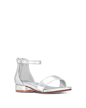 Nina Girls' Hidi-t Sandals - Walker, Toddler In Silver