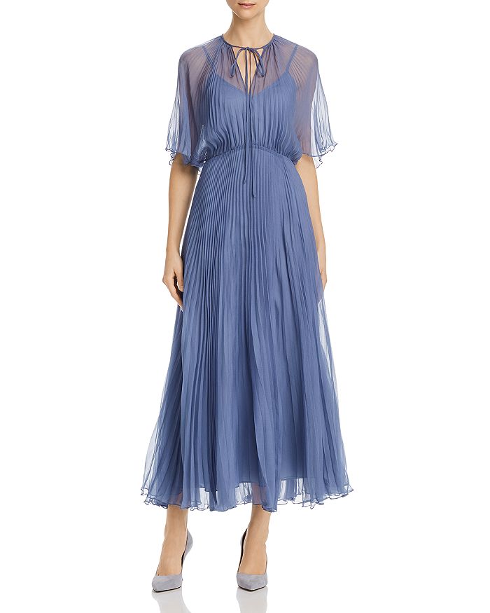 Jill jill stuart pleated shop chiffon dress