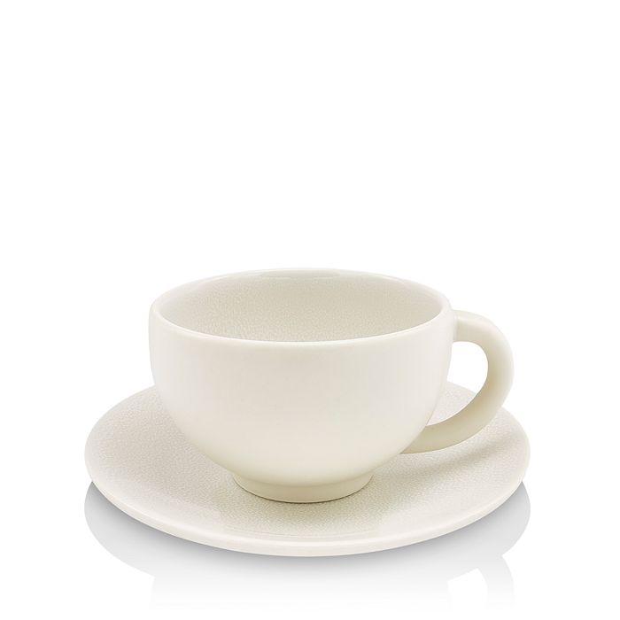 Jars Tourron Natural Cup & Saucer In Neige