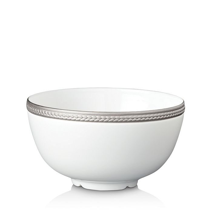 Shop L'objet Soie Tressee Soup/cereal Bowl In White