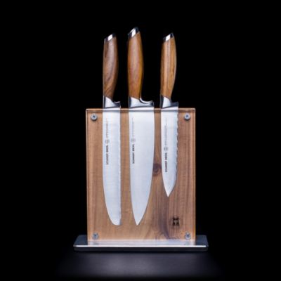 Cutlery Bonded Teak 7-Piece Knife Block Set