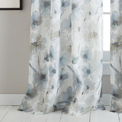 dkny sheer white curtains