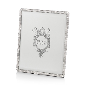 Olivia Riegel Crystal Chelsea 8 X 10 Frame In Silver