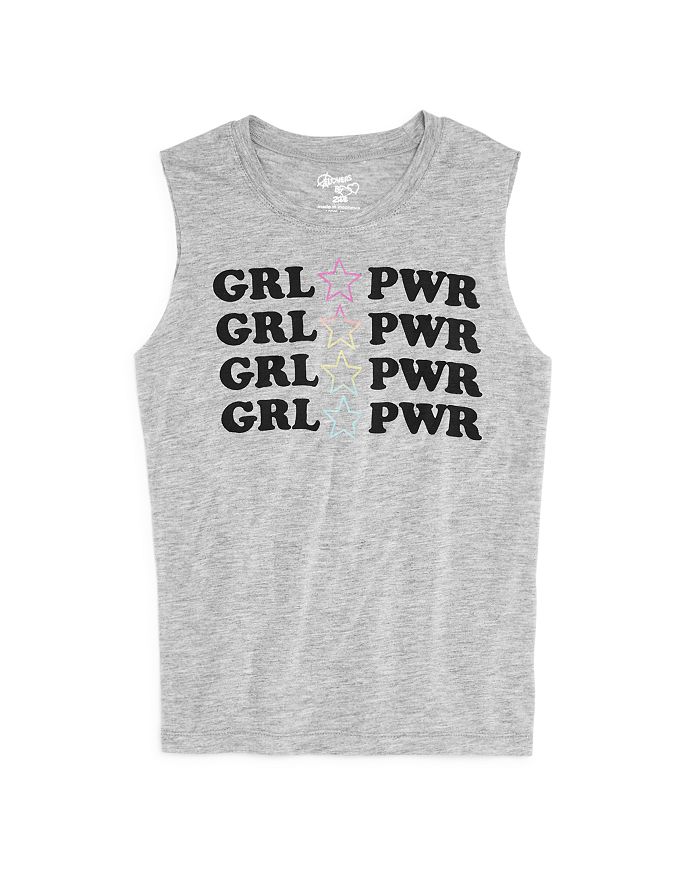 Flowers by Zoe Girls' Girl Power Tank, Little Kid 100 Exclusive