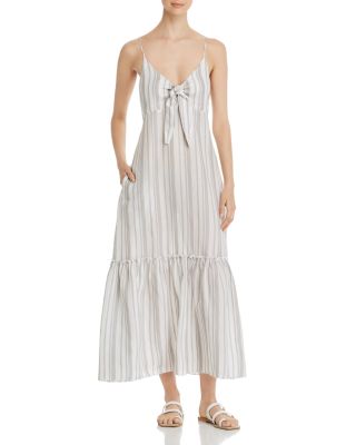 elan striped maxi dress