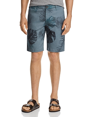 Ag Griffin Regular Fit Shorts In Tropical Fronds Fog Beacon