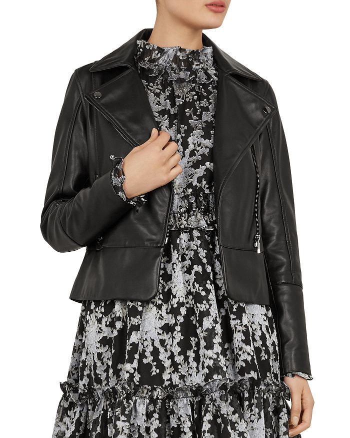 Ted baker new arrivals mandyy leather jacket