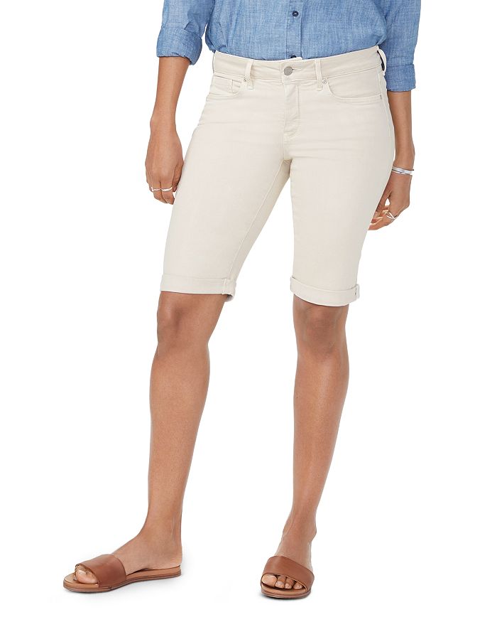 Nydj briella cuffed bermuda shorts sale