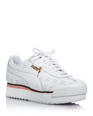 Roma Amor Perforated Platform Sneakers 