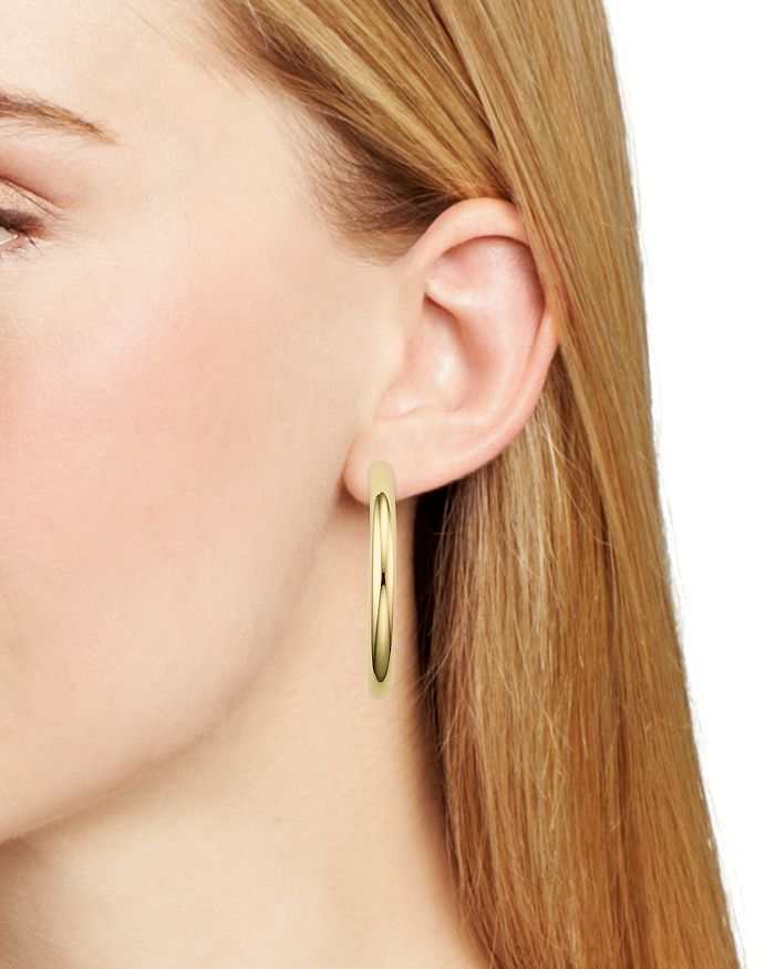Shop Aqua Hoop Earrings - 100% Exclusive In Gold