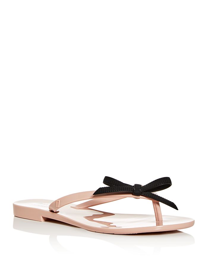 Melissa bow deals flip flops