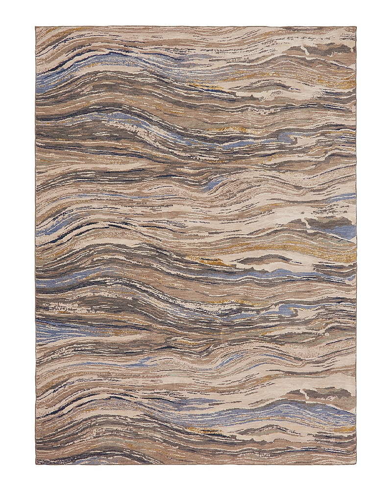 Karastan Enigma Continuum Area Rug, 8' X 11' In Smokey Gray