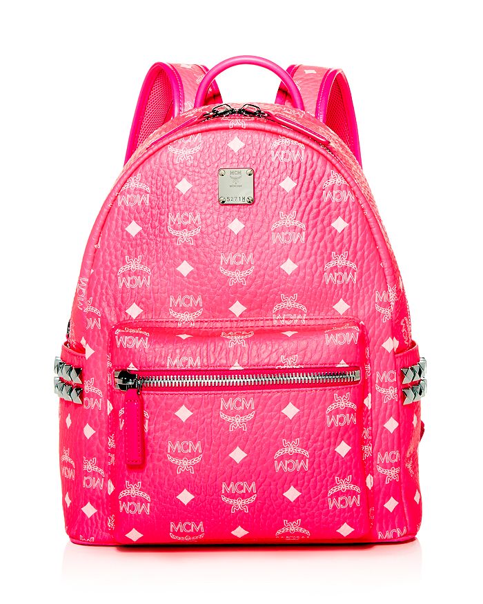 MCM STARK SMALL STUDDED BACKPACK,MMK9AVE56