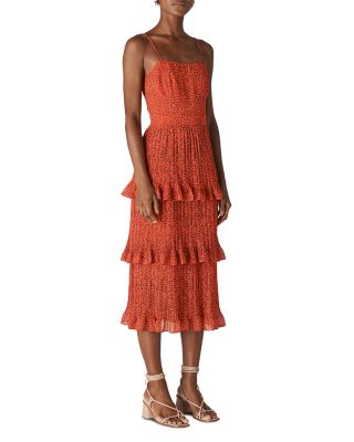 Whistles - Tiered Leopard Dress