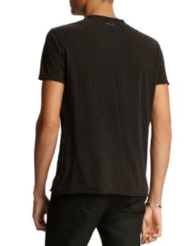 John Varvatos Star USA T-shirt Manica Corta Uomo – Nero, 100% Cotone, Taglia XL, Lavabile In Lavatrice, Basic Elegante