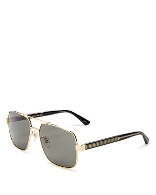 gucci square aviator sunglasses