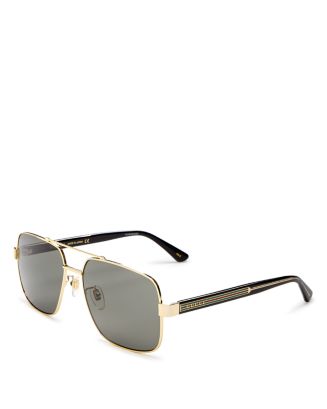 New Gucci 55mm brow bar sunglasses Gucci Horsebit Top Bar 55MM Square Sunglasses | Saks Fifth  main image 4