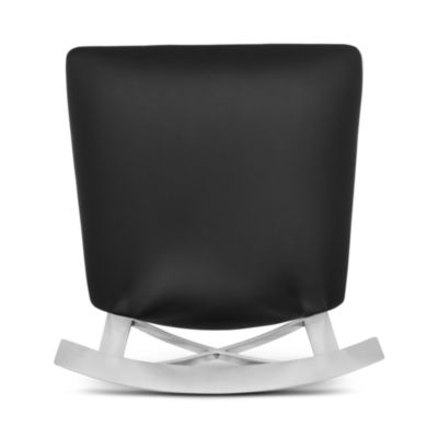 Zoey 39&amp;quot; Stainless Steel Cross Back Barstool