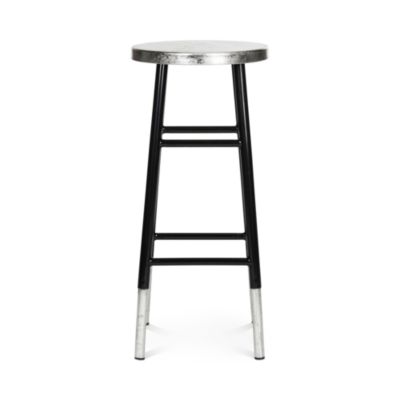 Kenzie 30" Silver Dipped Barstool