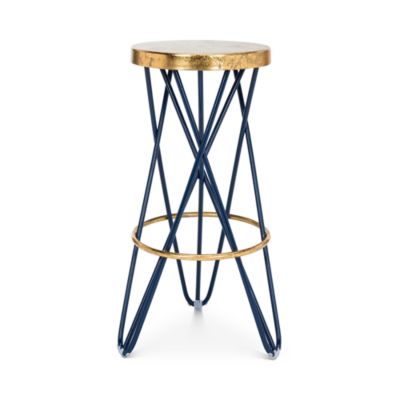 Lorna Gold Leaf Barstool