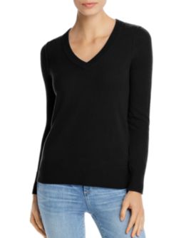 AQUA - V-Neck Cashmere Sweater - 100% Exclusive