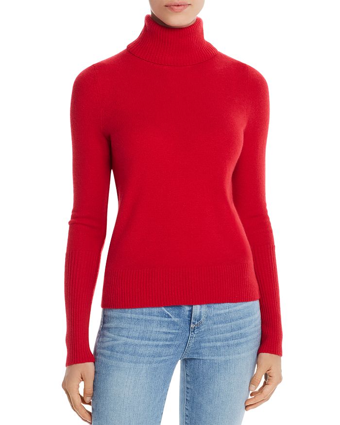 Aqua Cashmere Cashmere Turtleneck Sweater - 100% Exclusive In Red