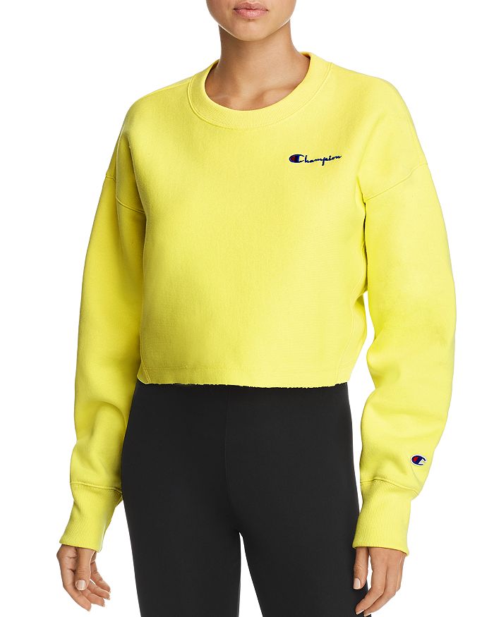 Champion sweater crop top gratis online