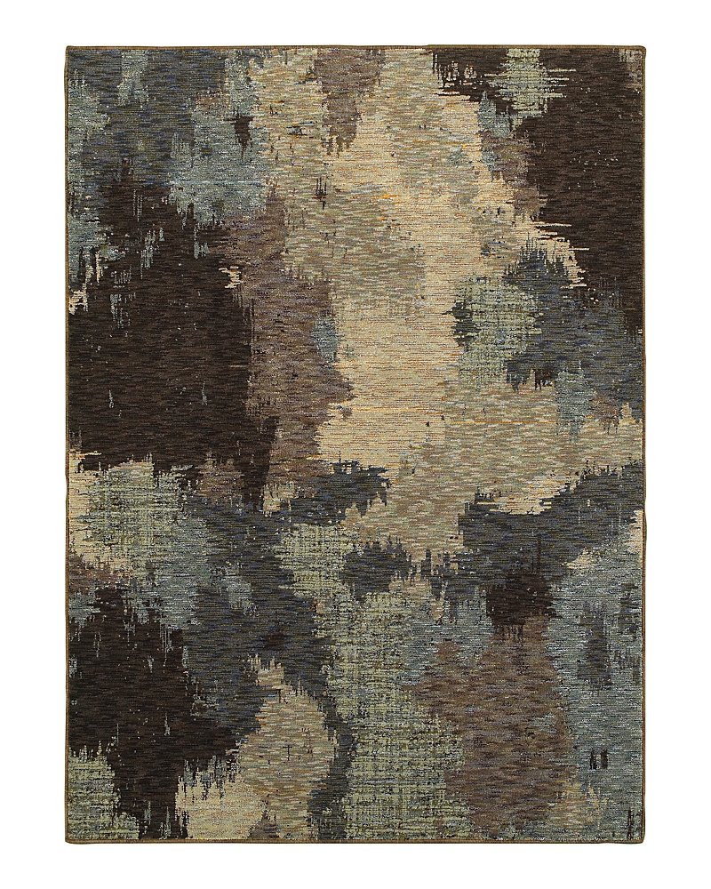 Oriental Weavers Evolution 8011b Area Rug, 3'3 X 5'2 In Blue/brown