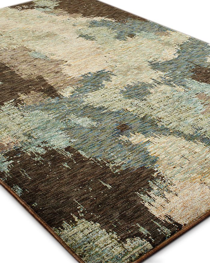 Oriental Weavers Evolution 8011b Area Rug, 6'7 X 9'6 In Blue/brown