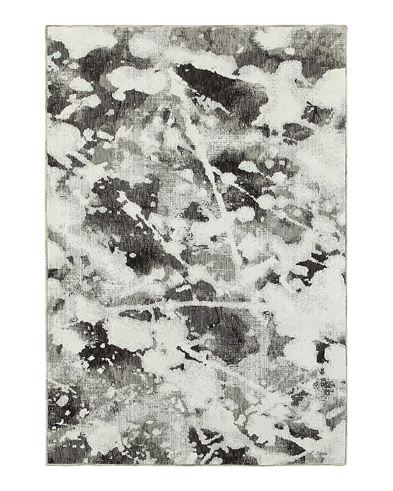 Oriental Weavers Evolution 8035b Area Rug, 3'3 X 5'2 In Charcoal/white