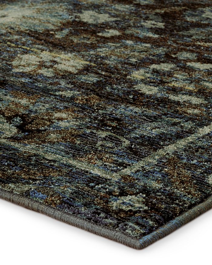 Oriental Weavers Andorra 7124a Area Rug, 7'10 X 10'10 In Navy/blue