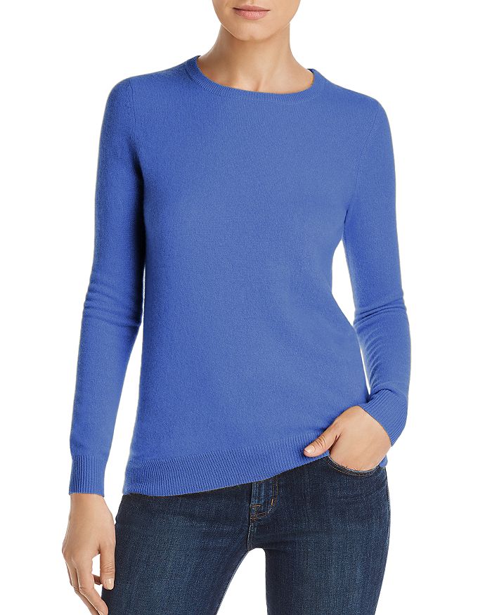 C By Bloomingdale's Crewneck Cashmere Sweater - 100% Exclusive In Cornflower
