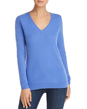 C By Bloomingdale's Cashmere C by Bloomingdale's V-Neck Cashmere Sweater - 100% Exclusive
