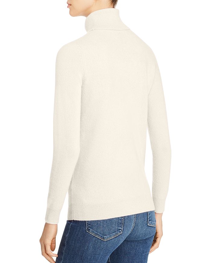 Shop C By Bloomingdale's Cashmere Turtleneck Sweater - 100% Exclusive In Ivory