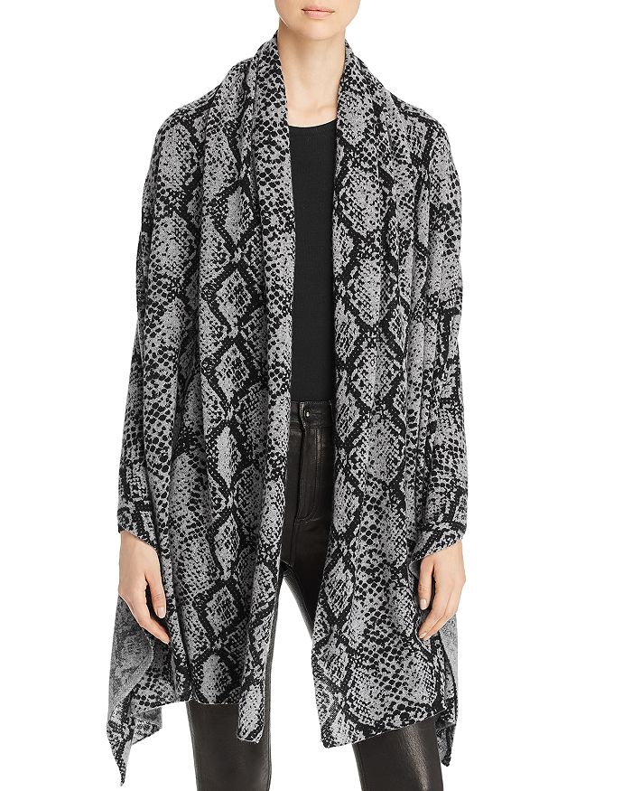 C by Bloomingdale's Printed Cashmere Travel Wrap - 100% Exclusive ...
