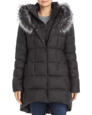 north face fur parka