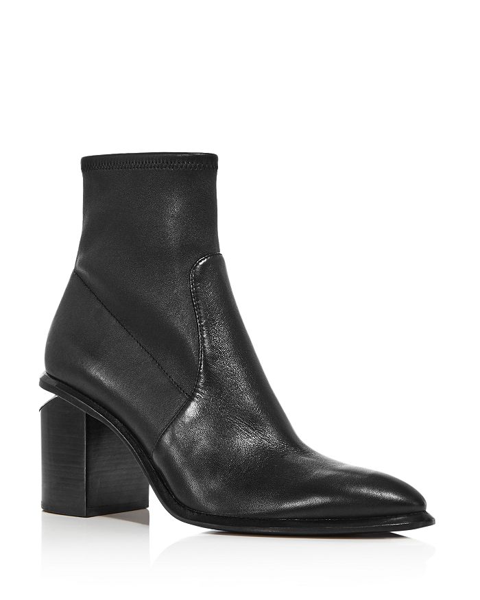 Alexander Wang Women's Anna Stretch Leather Booties | Bloomingdale's