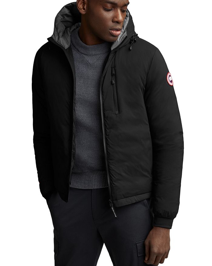 Shop Canada Goose Lodge Packable Hooded Down Jacket In Black