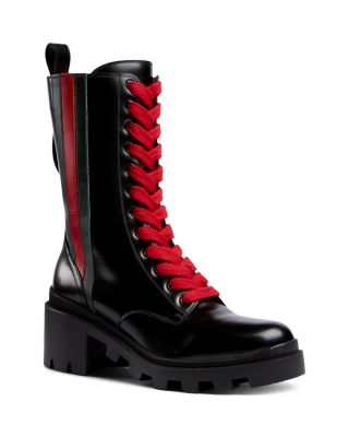 gucci black womens boots