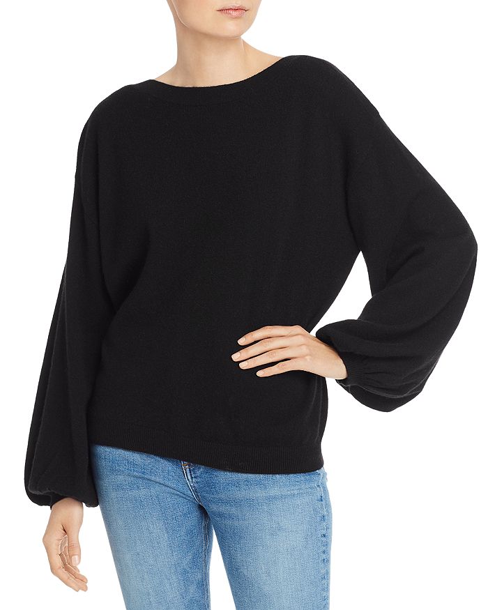 C By Bloomingdale's Balloon-sleeve Cashmere Sweater - 100% Exclusive In ...