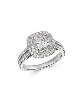 Bloomingdale's - Cushion Cut Certified Diamond Engagement Ring in 18K White Gold, 2.0 ct. t.w. - 100% Exclusive