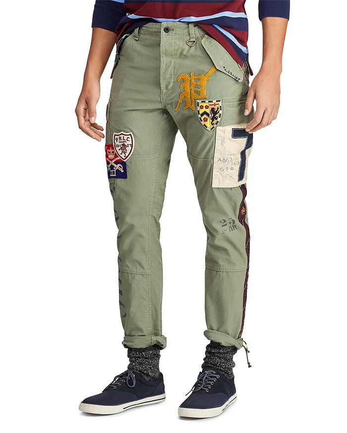 Denim & Supply Ralph Lauren Cargo Shorts Over Active Pants, Patches, Clothing & Accessories