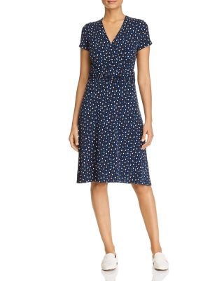 leota faux wrap dress