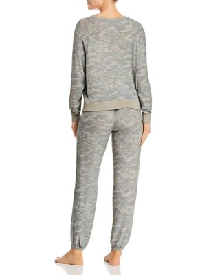 Star Seeker Pajama Set in Green Camo