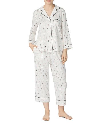 kate spade new york Cropped Pajama Set | Bloomingdale's