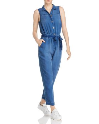 bella dahl denim jumpsuit