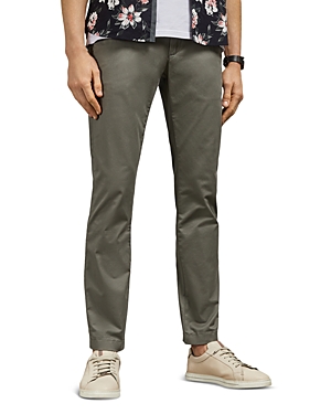 Ted Baker Seenchi Slim Fit Chinos In Mid Green
