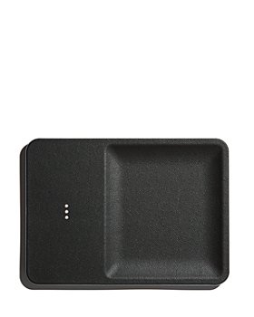 Courant - Catch:3 Leather Wireless Charging Pad and Organizer